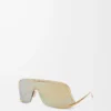 Lunettes de soleil Shield Mask dorées