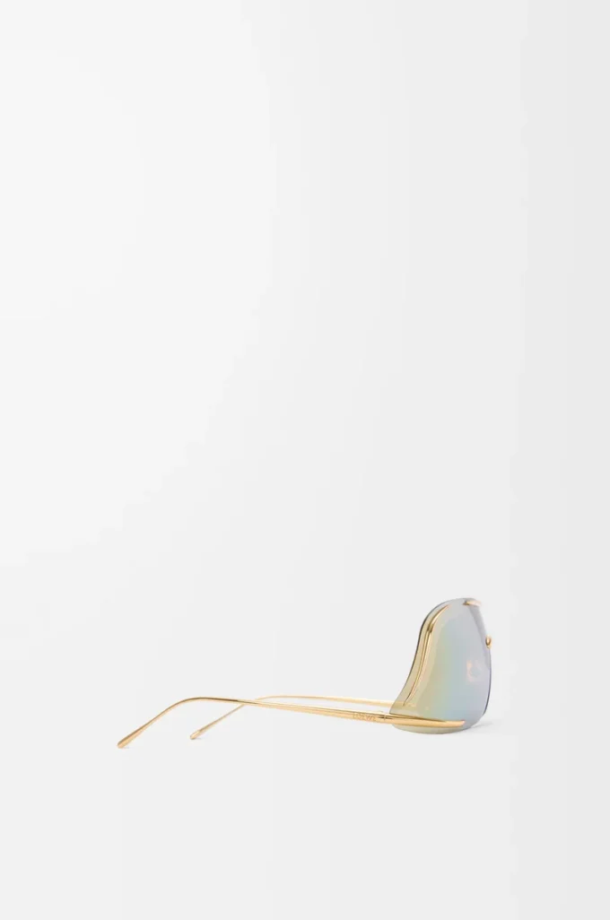 Lunettes de soleil Shield Mask dorées