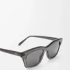 Lunettes de soleil Sigma Slim Gris transparent/Noir