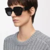 Lunettes de soleil Square Screen Black