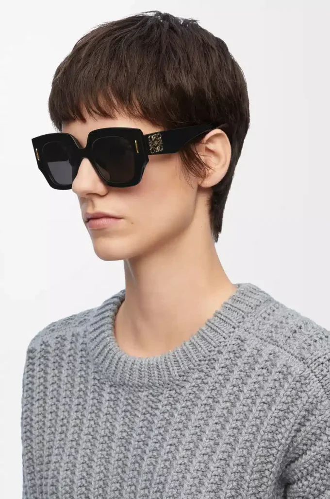 Lunettes de soleil Square Screen Black