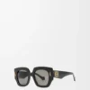 Lunettes de soleil Square Screen Black