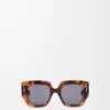 Lunettes de soleil Square Screen Havana