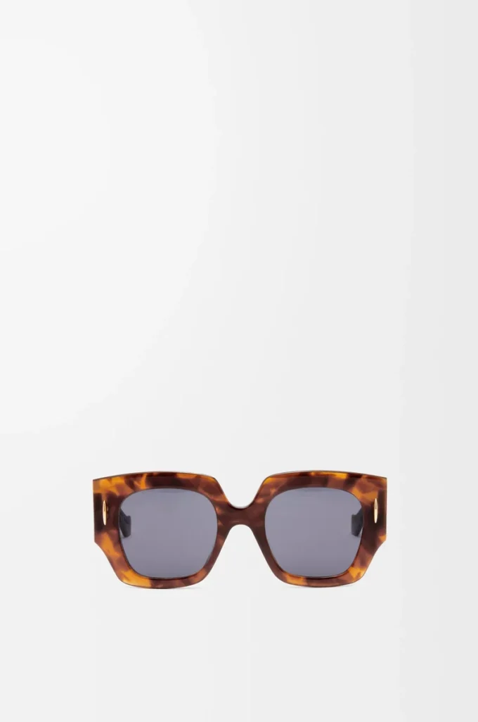 Lunettes de soleil Square Screen Havana