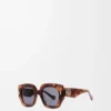 Lunettes de soleil Square Screen Havana