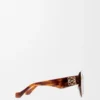 Lunettes de soleil Square Screen Havana