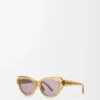 Lunettes de soleil Swan Slim Transparent Olive