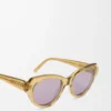 Lunettes de soleil Swan Slim Transparent Olive