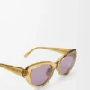 Lunettes de soleil Swan Slim Transparent Olive