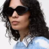Lunettes de soleil Triangle Slim Black