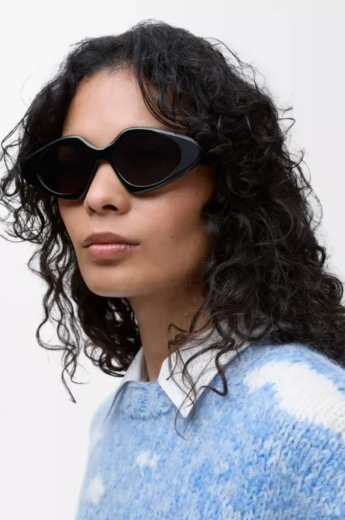 Lunettes de soleil Triangle Slim Black