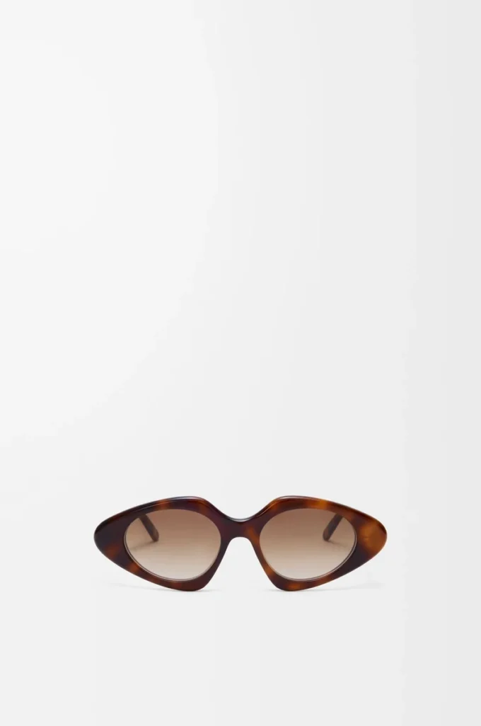 Lunettes de soleil Triangle Slim Havana