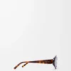 Lunettes de soleil Triangle Slim Havana