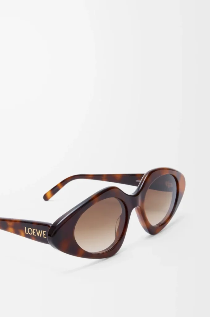 Lunettes de soleil Triangle Slim Havana