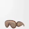 Lunettes de soleil Wave Mask Havana