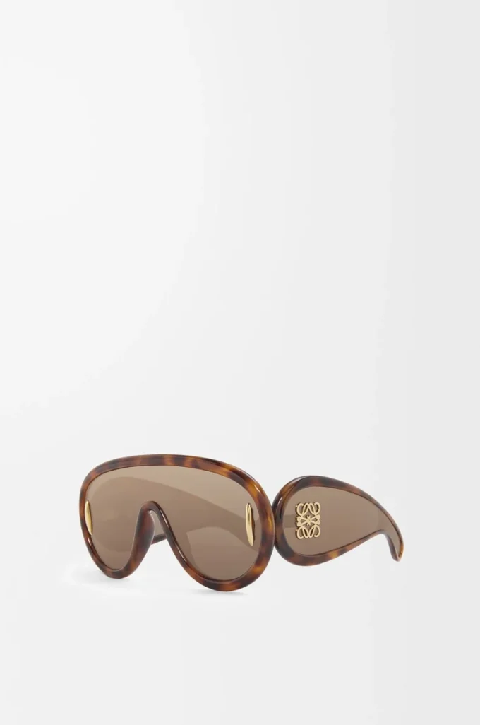 Lunettes de soleil Wave Mask Havana