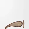 Lunettes de soleil Wave Mask Havana