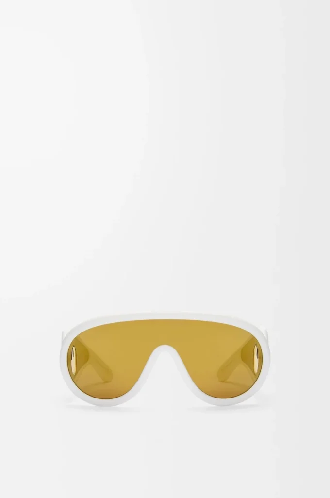 Lunettes de soleil Wave Mask ivoire