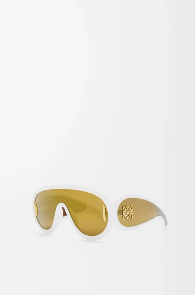Lunettes de soleil Wave Mask ivoire