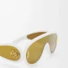 Lunettes de soleil Wave Mask ivoire