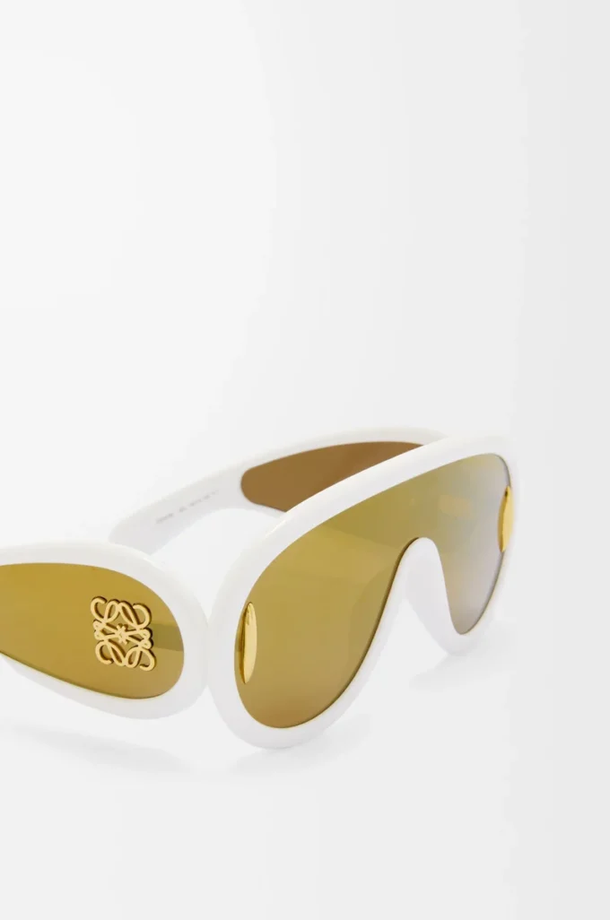 Lunettes de soleil Wave Mask ivoire