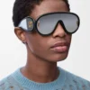 Lunettes de soleil Wave Mask Noir