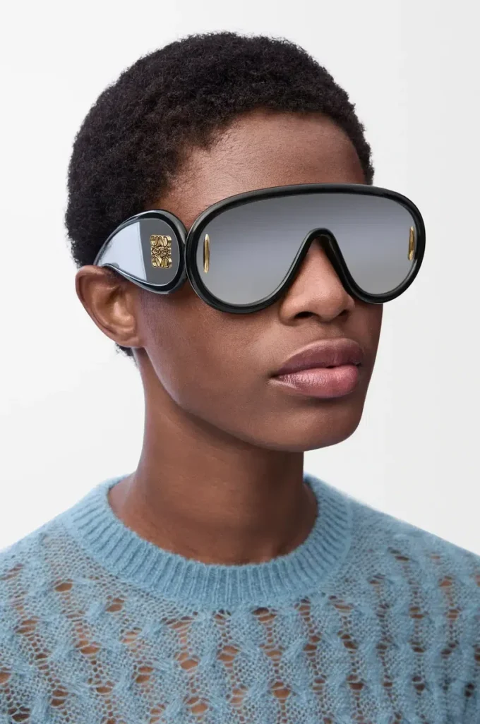 Lunettes de soleil Wave Mask Noir
