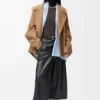 Manteau court en laine Camel Manteau court en laine Camel