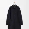 Manteau en coton et laine Noir Manteau en coton et laine Noir