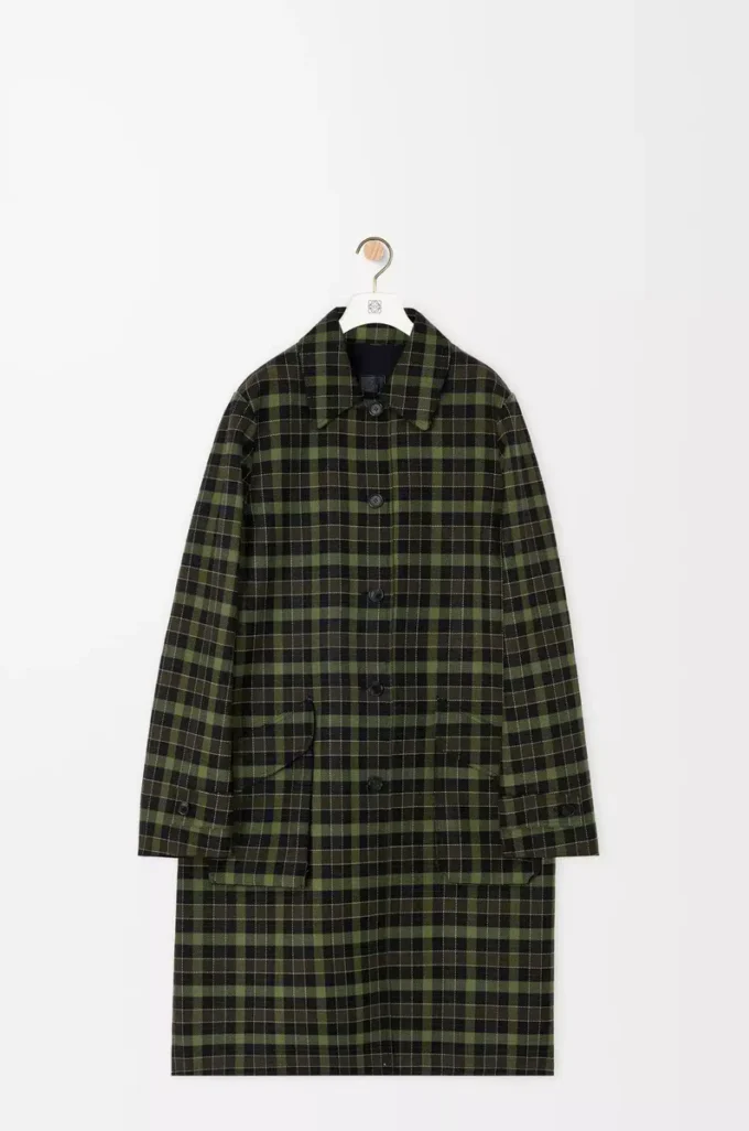 Manteau en coton et laine Noir Manteau en coton et laine Noir
