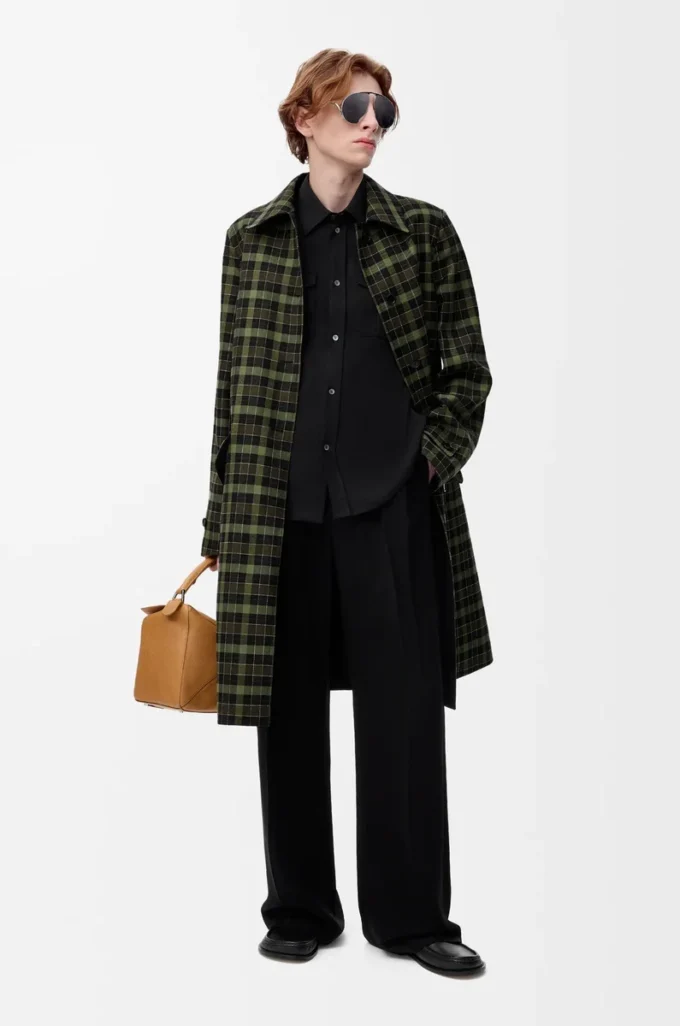 Manteau en coton et laine Noir Manteau en coton et laine Noir
