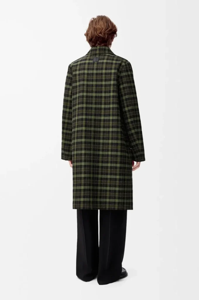 Manteau en coton et laine Noir Manteau en coton et laine Noir