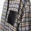 Manteau en laine et cachemire Beige/Gris