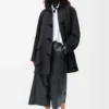 Manteau en laine et cachemire Charcoal Melange