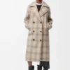 Manteau en laine et cachemire mélangés Beige