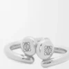 Mini boucles d&rsquo;oreilles Anagram Pebble en argent sterling Argent
