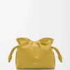 Mini pochette Flamenco en cuir de veau nappa Ginger