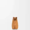 Mini pochette Flamenco en cuir de veau nappa Warm Desert