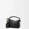 Mini sac Featherlight Puzzle en cuir d&rsquo;agneau nappa noir