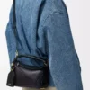 Mini sac Featherlight Puzzle en cuir d&rsquo;agneau nappa noir