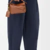 Mini sac Featherlight Puzzle en cuir d&rsquo;agneau nappa Pecan