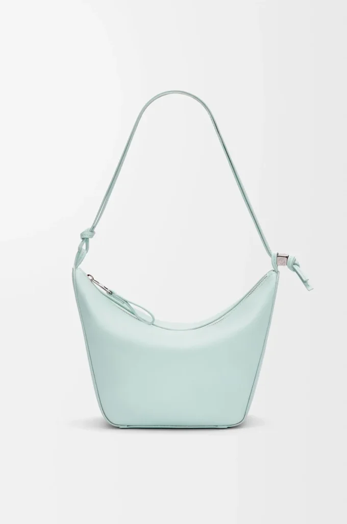 Mini sac hobo Hammock en cuir de veau classique Frozen
