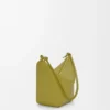 Mini sac hobo Hammock en cuir de veau classique Light Moss