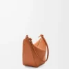 Mini sac hobo Hammock en cuir de veau classique Tan