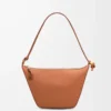 Mini sac hobo Hammock en cuir de veau classique Tan
