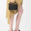 Mini sac Puzzle Edge en cuir de veau classique noir