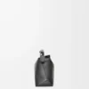 Mini sac Puzzle Edge en cuir de veau classique noir