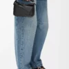 Mini sac Puzzle en cuir de veau lisse noir