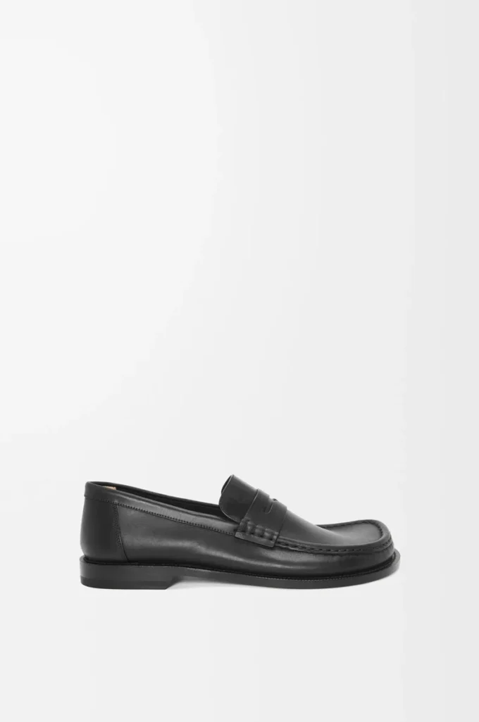 Mocassins Campo en cuir de veau noir