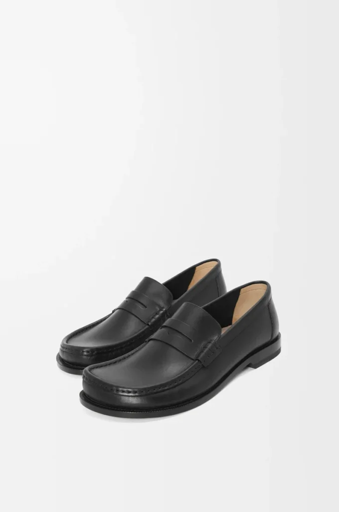 Mocassins Campo en cuir de veau noir